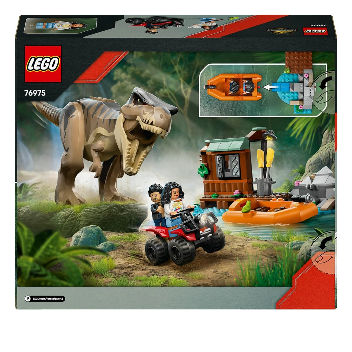 LEGO Jurassic World Втеча річкою від тиранозавра 76975 — фото 10