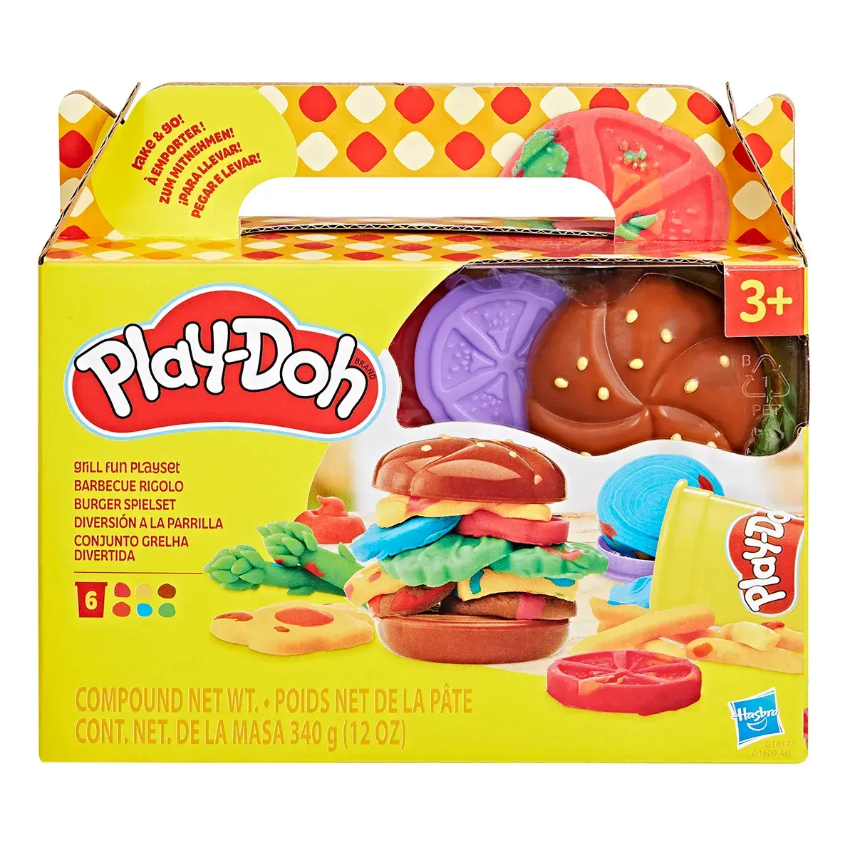Набір для ліплення Play-Doh Grill Fun Playset Кулінарні формочки (G1614)