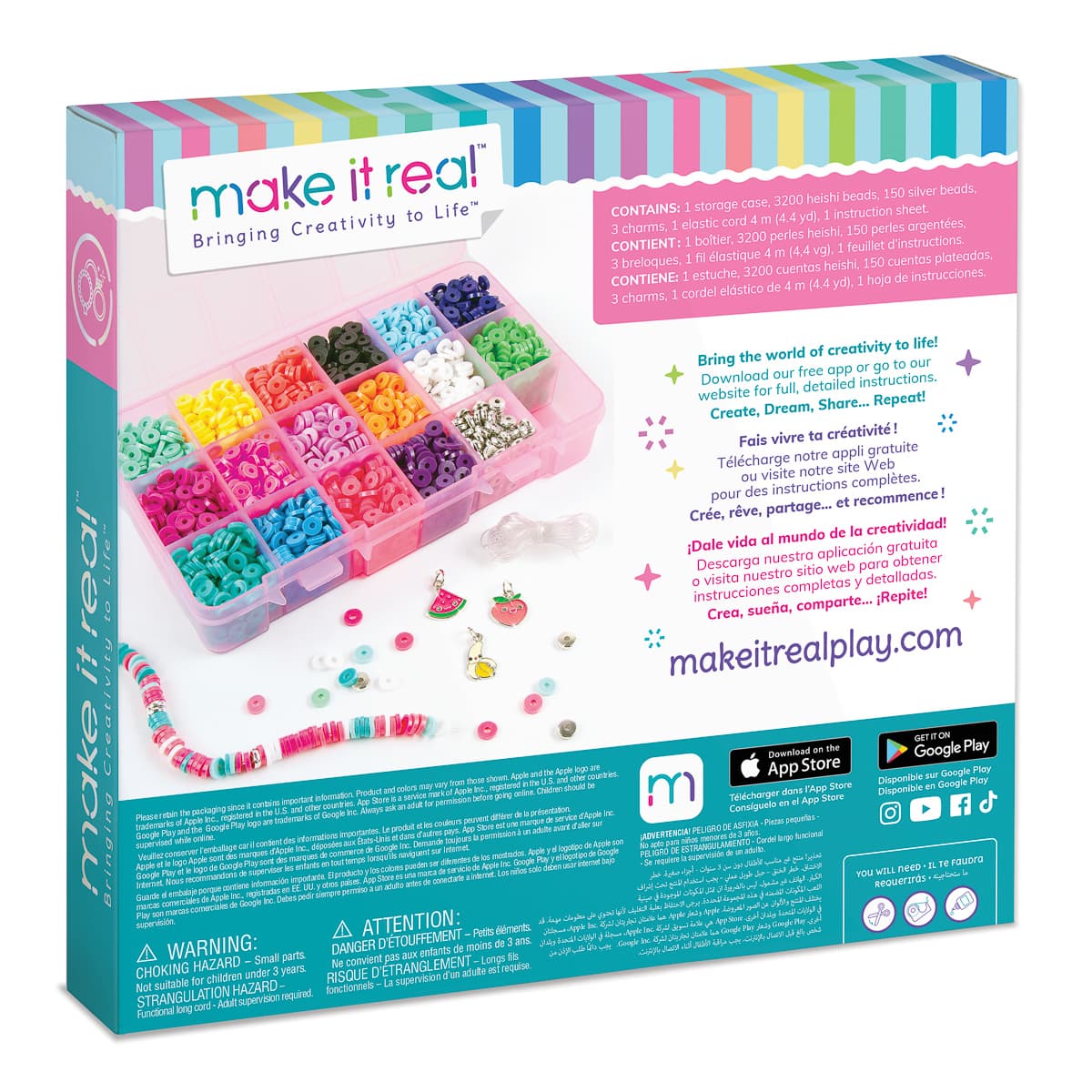 Набір для створення браслетів Make it Real Heishi beads case, MR1741 — фото 2