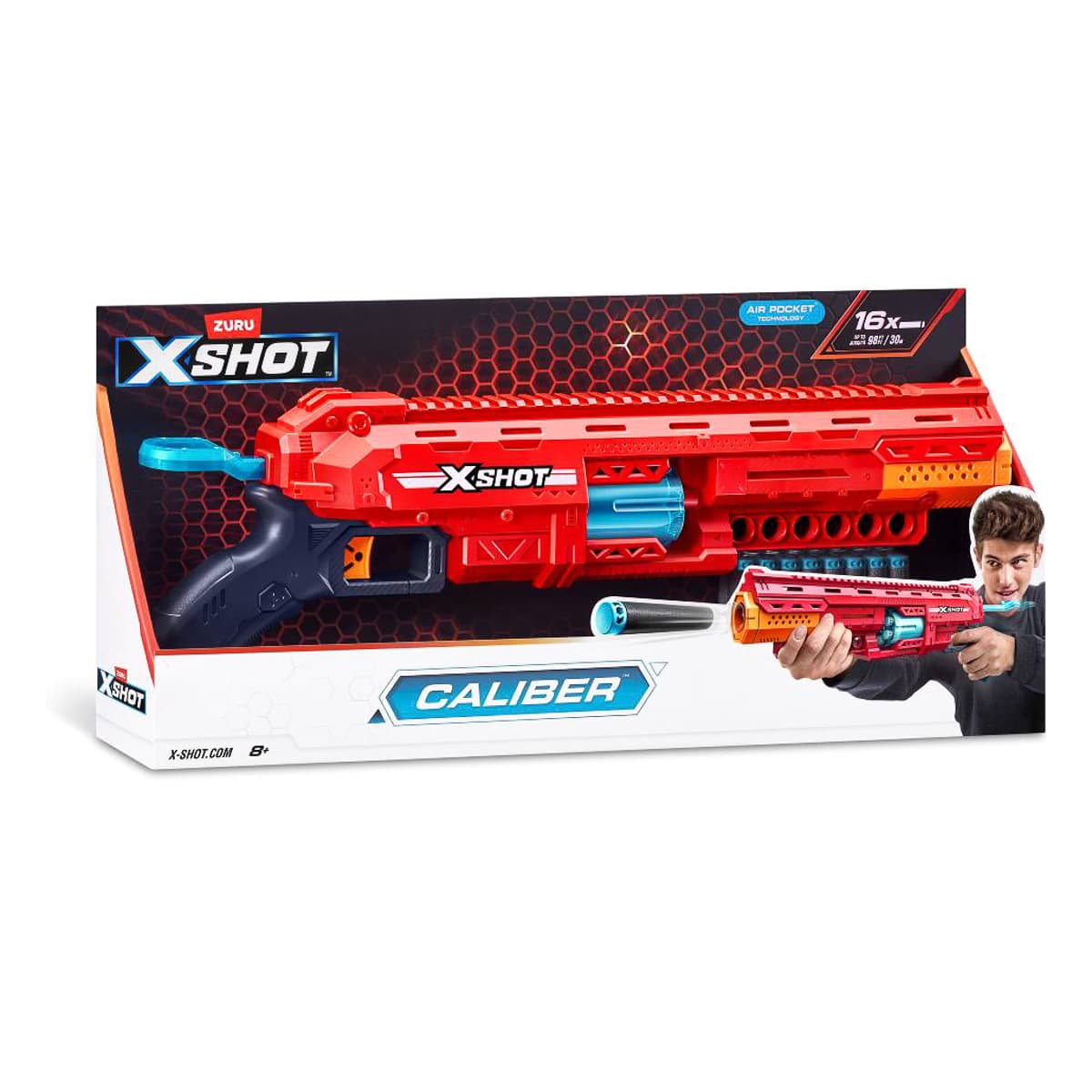 Швидкострільний бластер Zuru X-Shot Excel-S1 Caliber, 36675R — фото 3