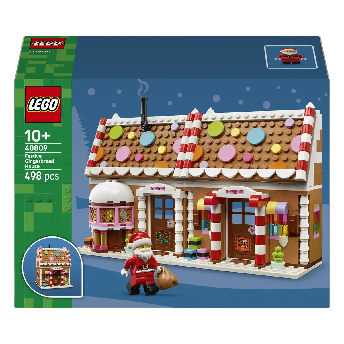 LEGO Iconic Святковий пряниковий будиночок 40809