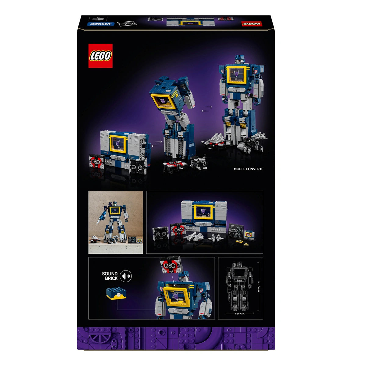 LEGO ICONS Transformers: Саундвейв 10358 — фото 22