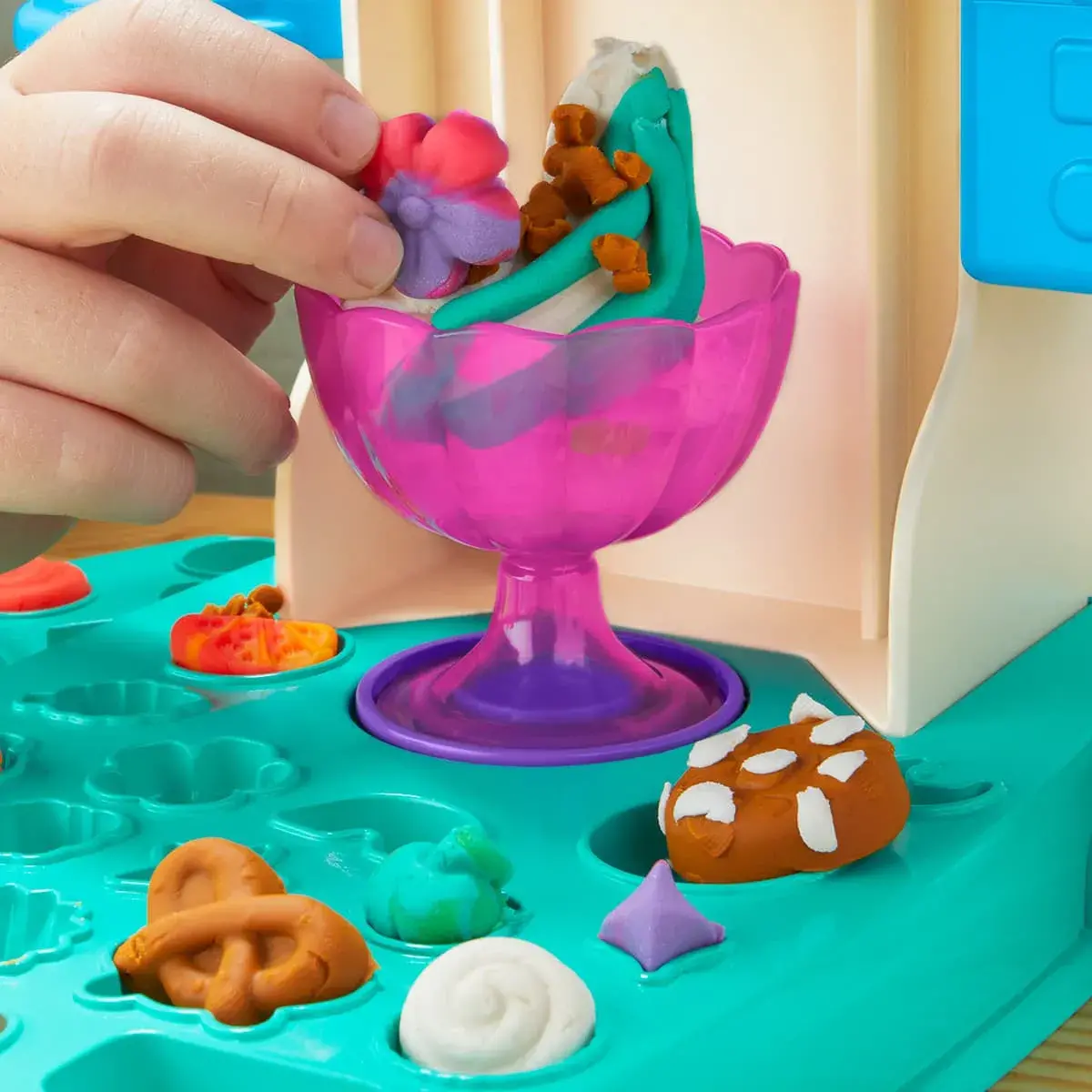Набір для творчості Play-Doh Веселковий вихор морозива, G0028 — фото 9