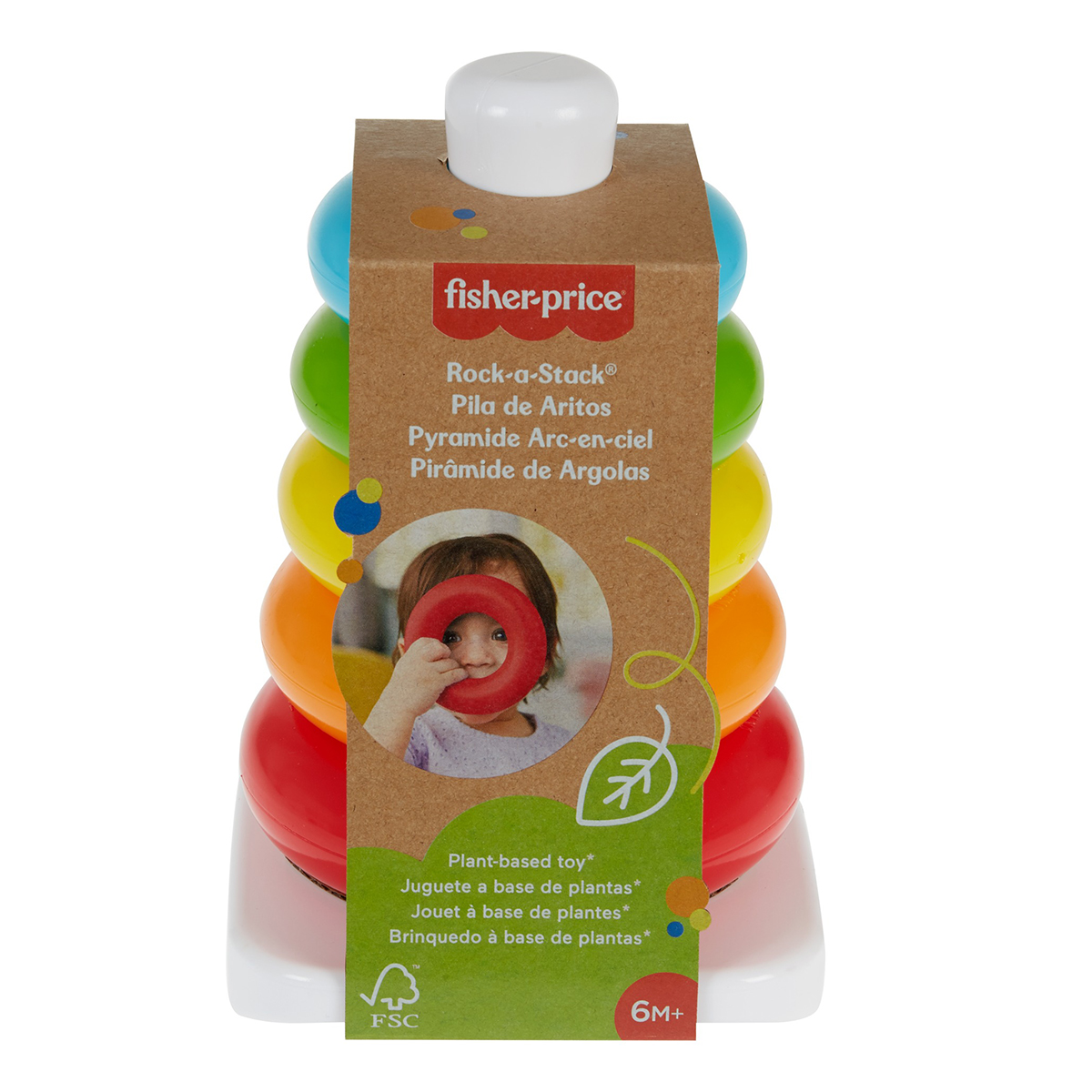 Пірамідка Fisher-Price з екоматеріалов, GRF09 — фото 2