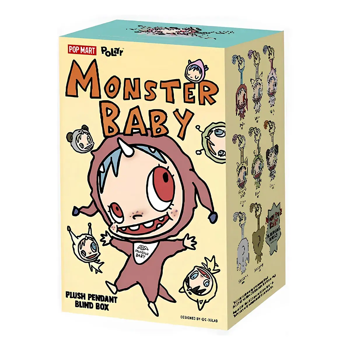 Колекційна м'яка іграшка-сюрприз Pop Mart Polar-Monster Baby Collection Pendant Ver 1 (PMBP-01)