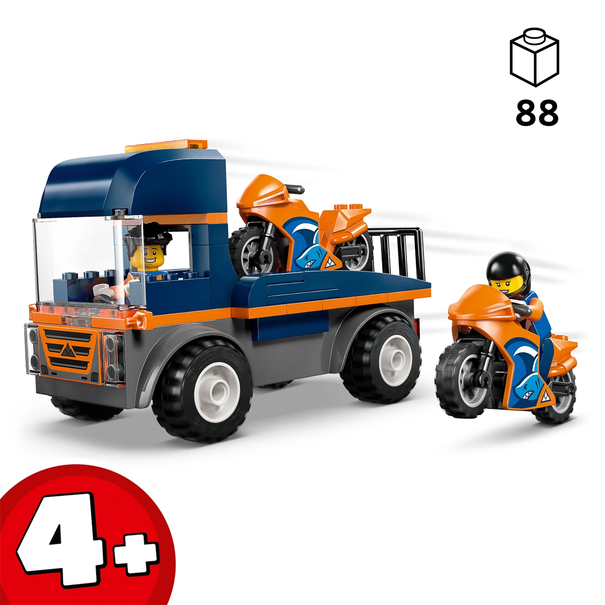 LEGO City Great Vehicles Транспортер мотоциклів 60491 — фото 16