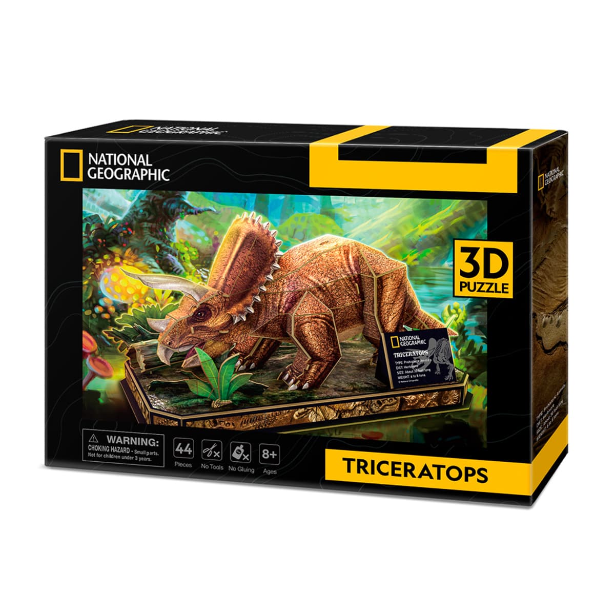 3D Пазл CubicFun National Geographic Dino Трицератопс, DS1052H