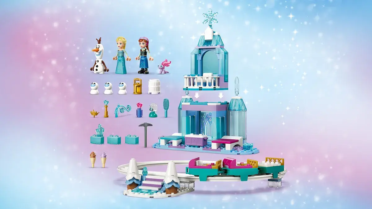 LEGO Disney Princess Крижаний палац Ельзи та веселе катання на санчатах 43281 — фото 9