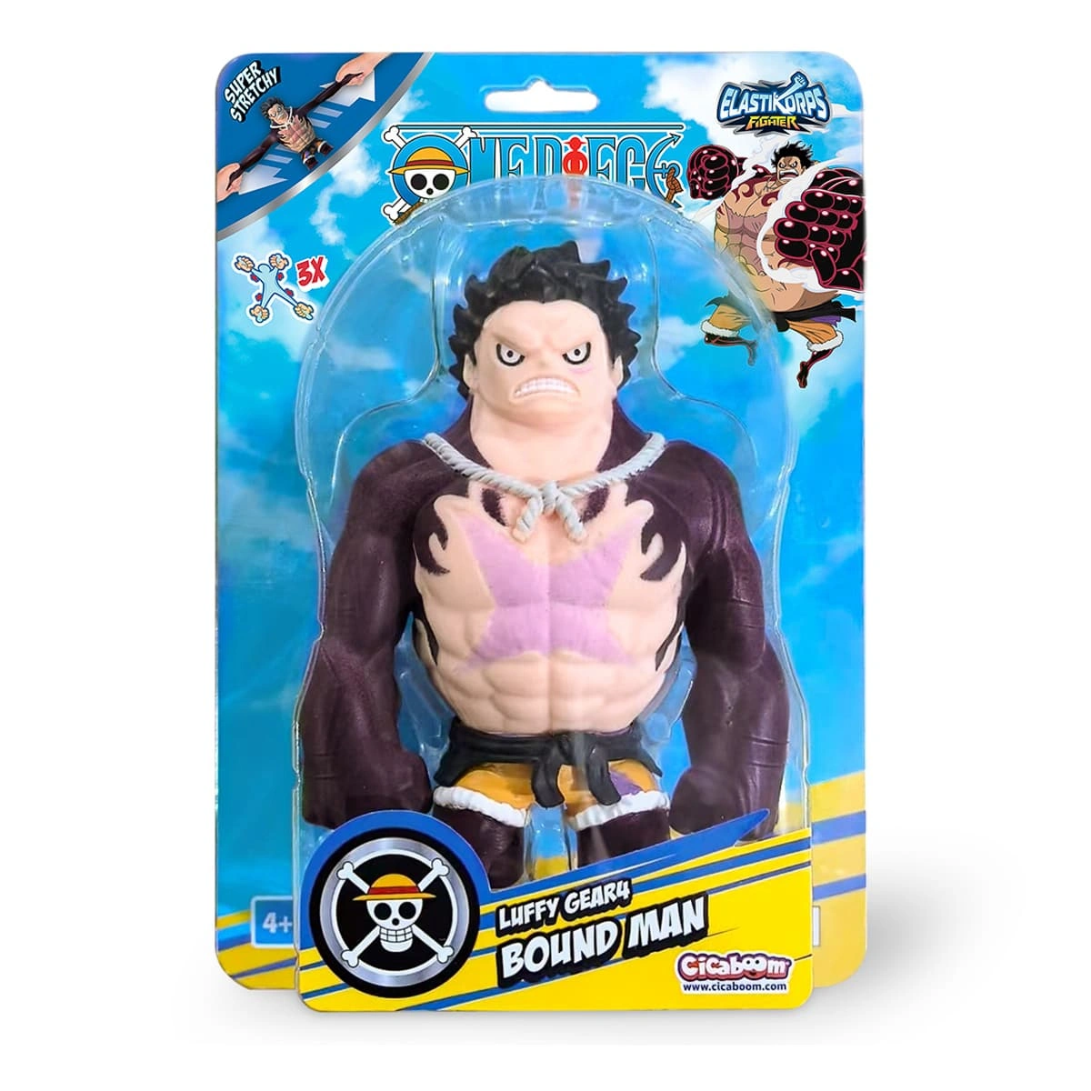 Стретч-іграшка Elastikorps One piece Луффі 4 Гір Пружна Людина, OPELARESB-BO — фото 2