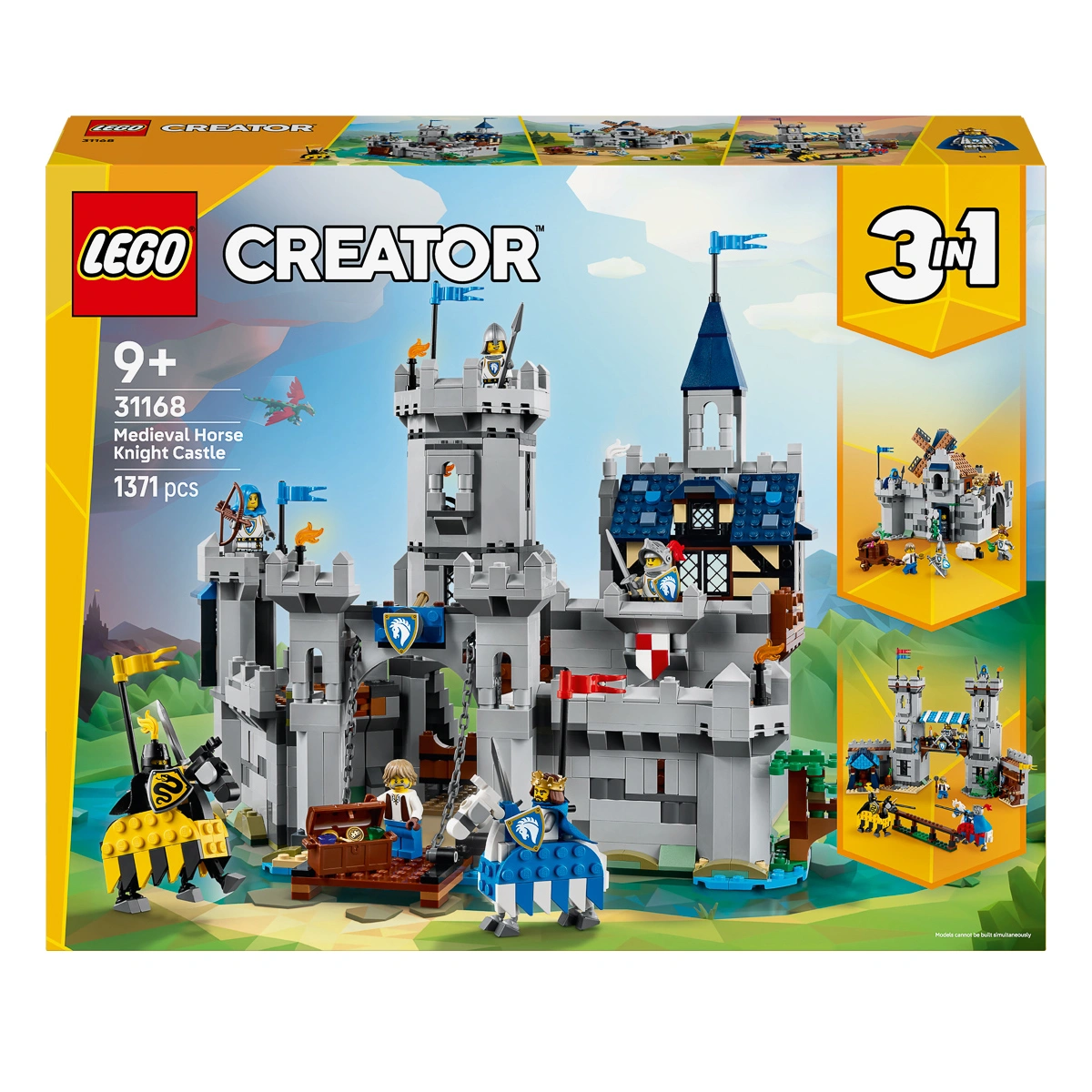 LEGO Creator Середньовічний замок із лицарем на коні 31168