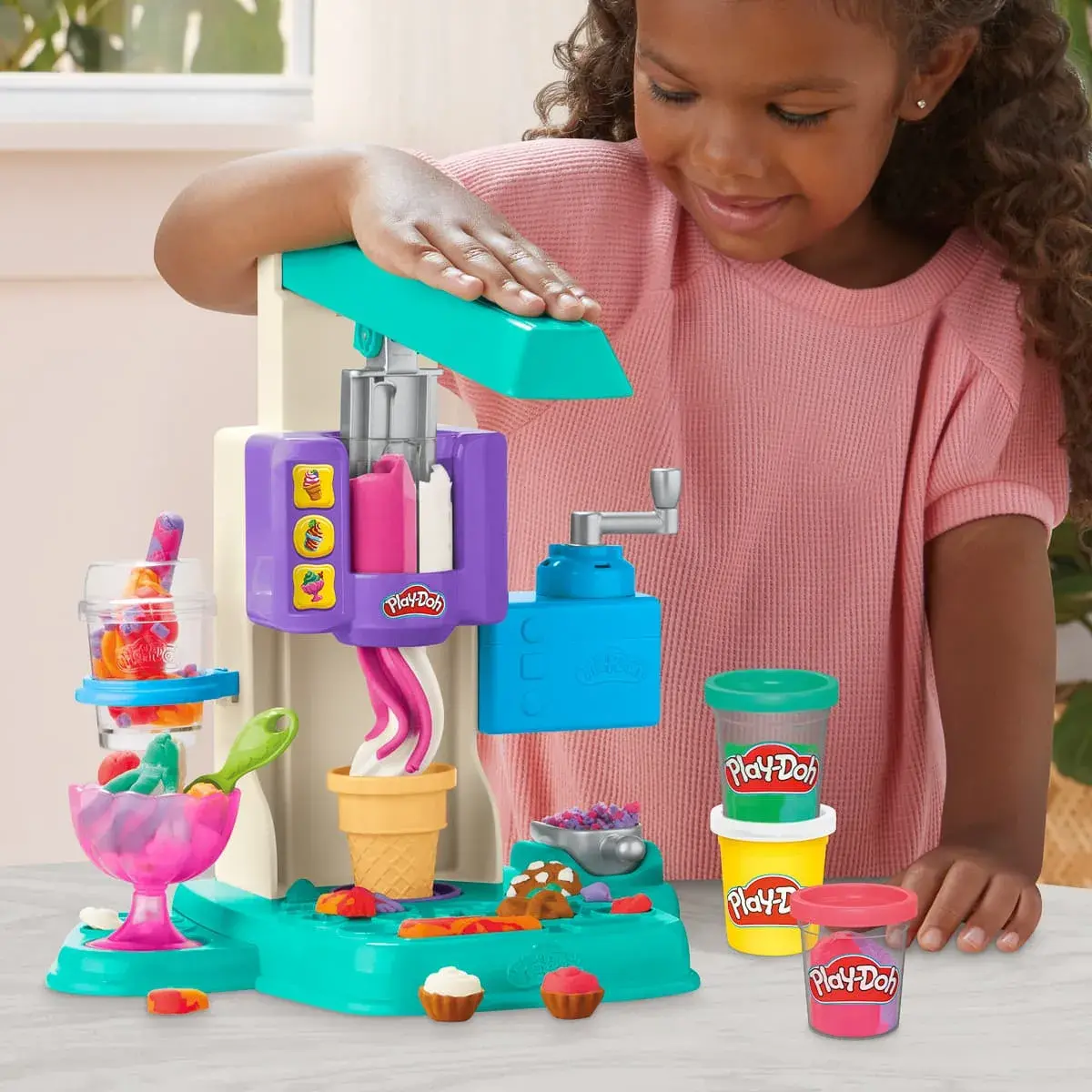 Набір для творчості Play-Doh Веселковий вихор морозива, G0028 — фото 6