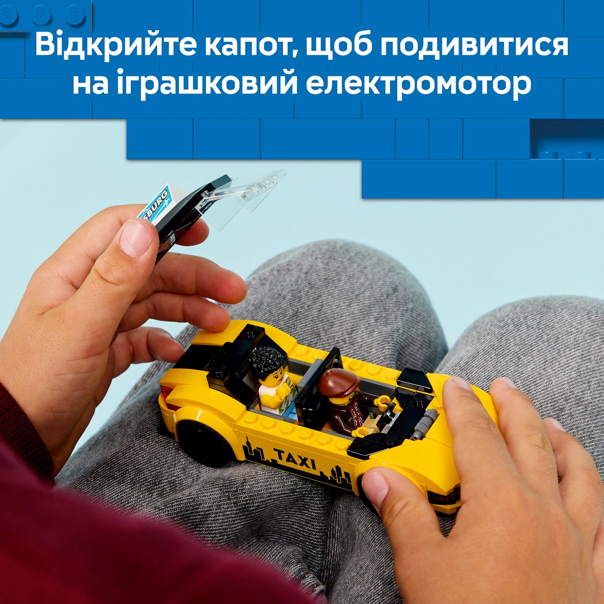 LEGO City Great Vehicles Жовте таксі 60487 — фото 3