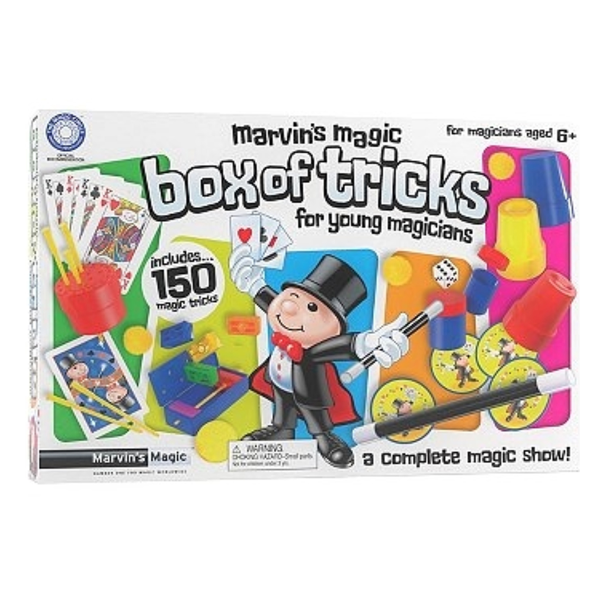 Набір з фокусами Marvin's Magic Box Tricks for young magicians Includes 150 magic tricks (укр), MME0118