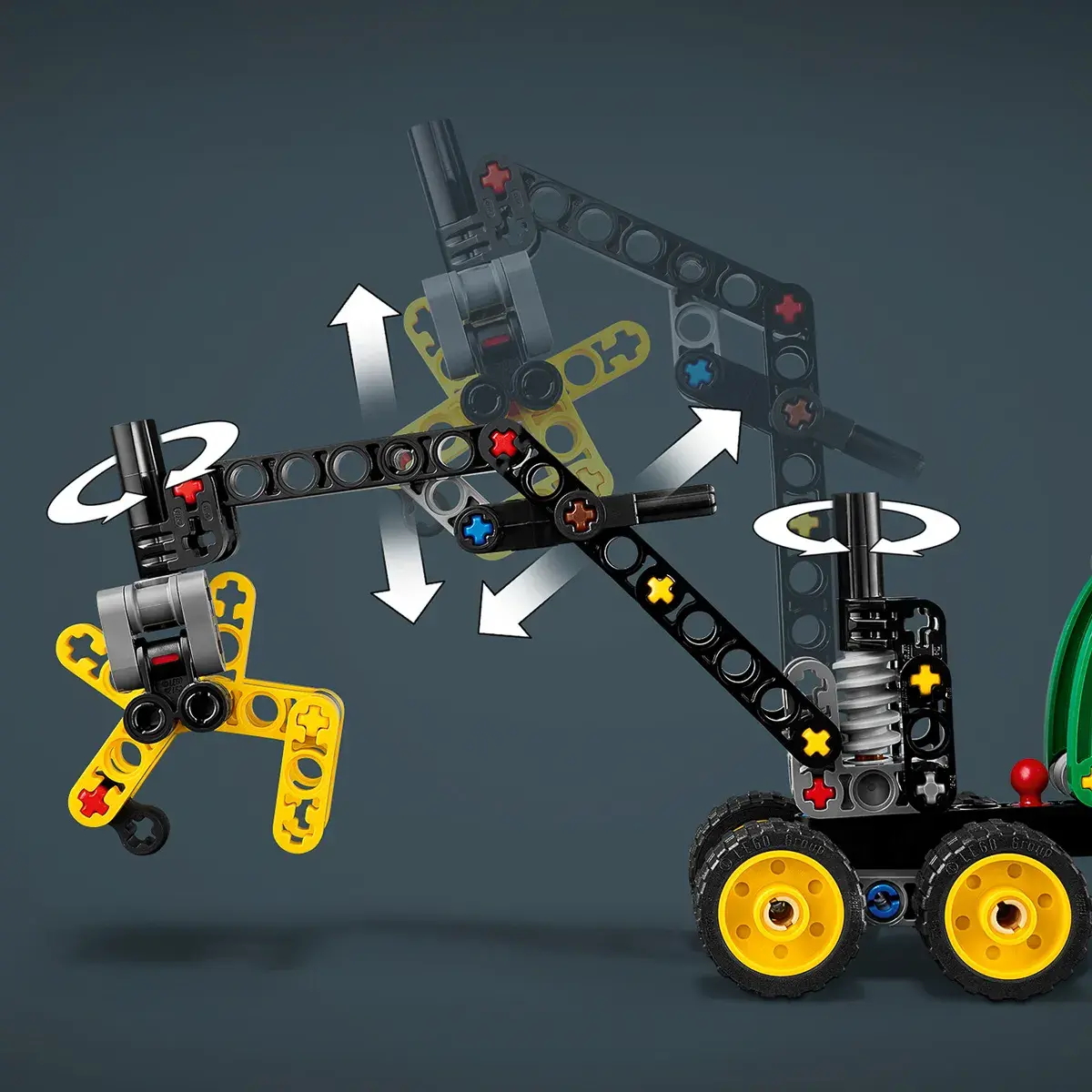 LEGO Technic Колісний комбайн John Deere 1470H 42218 — фото 13