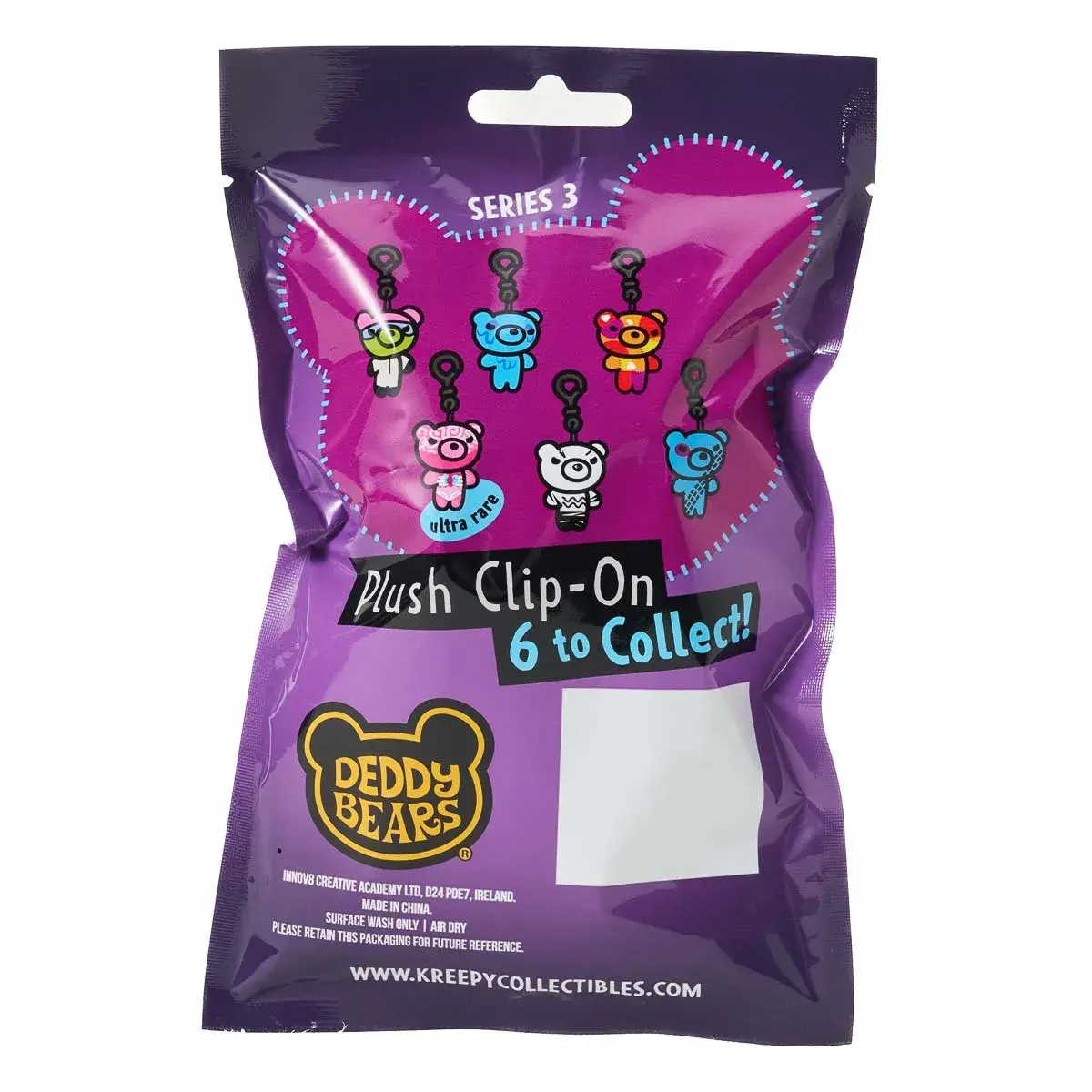Іграшка-сюрприз із кліпсою Deddy Bears Mini Plush Серія 3 (DB318PQ) — фото 2