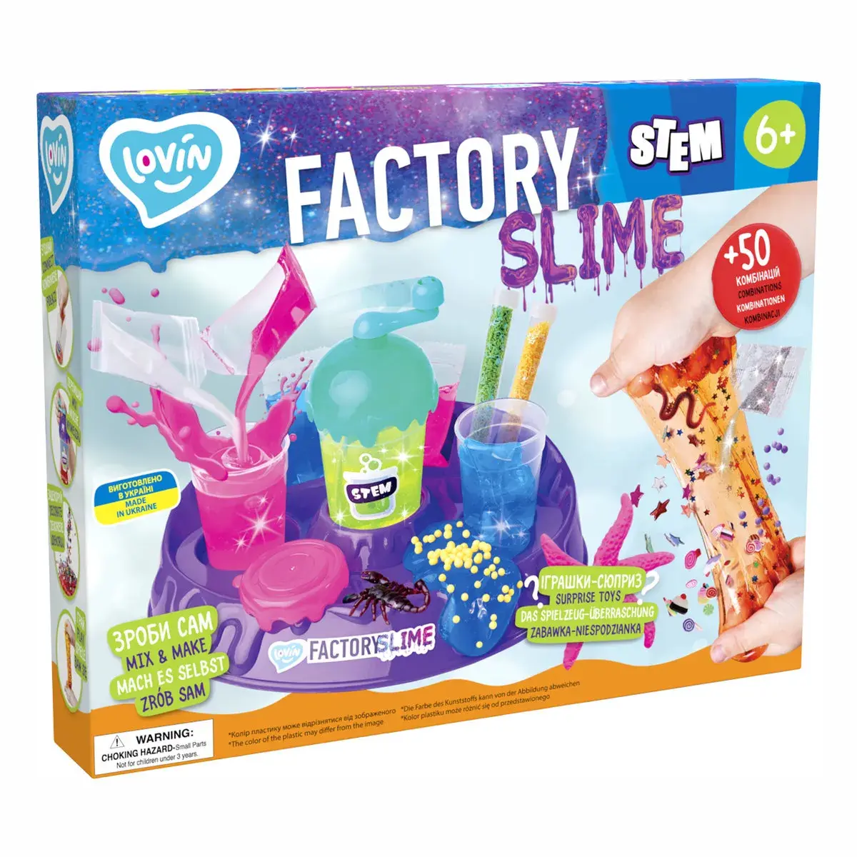Набір для експериментів Lovin Slime Factory (укр), 80155