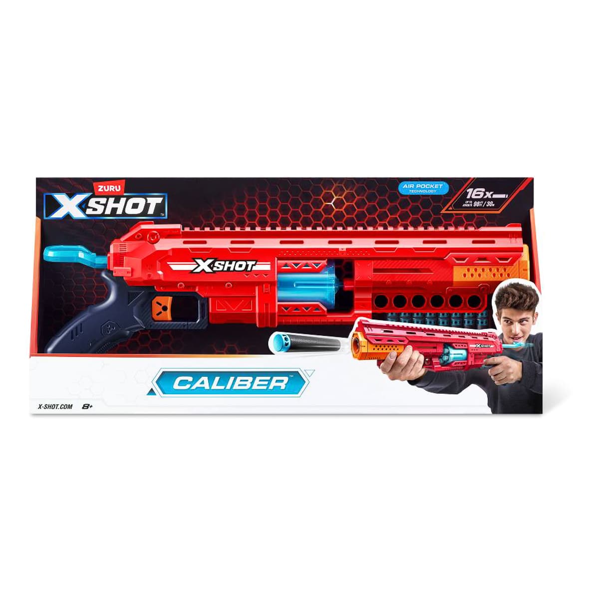 Швидкострільний бластер Zuru X-Shot Excel-S1 Caliber, 36675R — фото 2