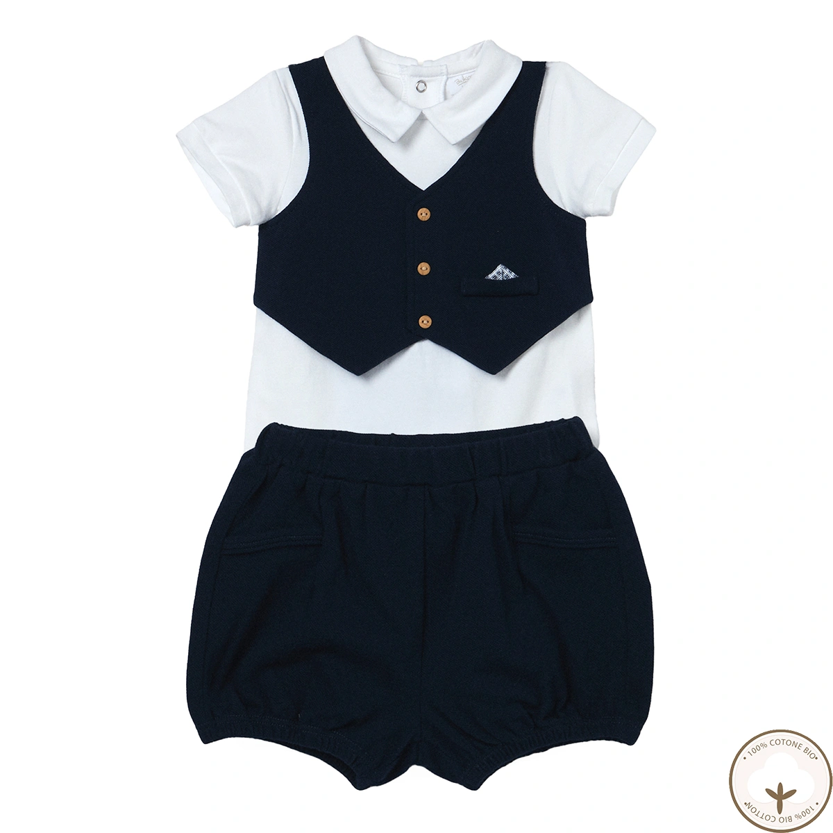 Комплект Blukids боді шорти Bio Cotton (4543401)