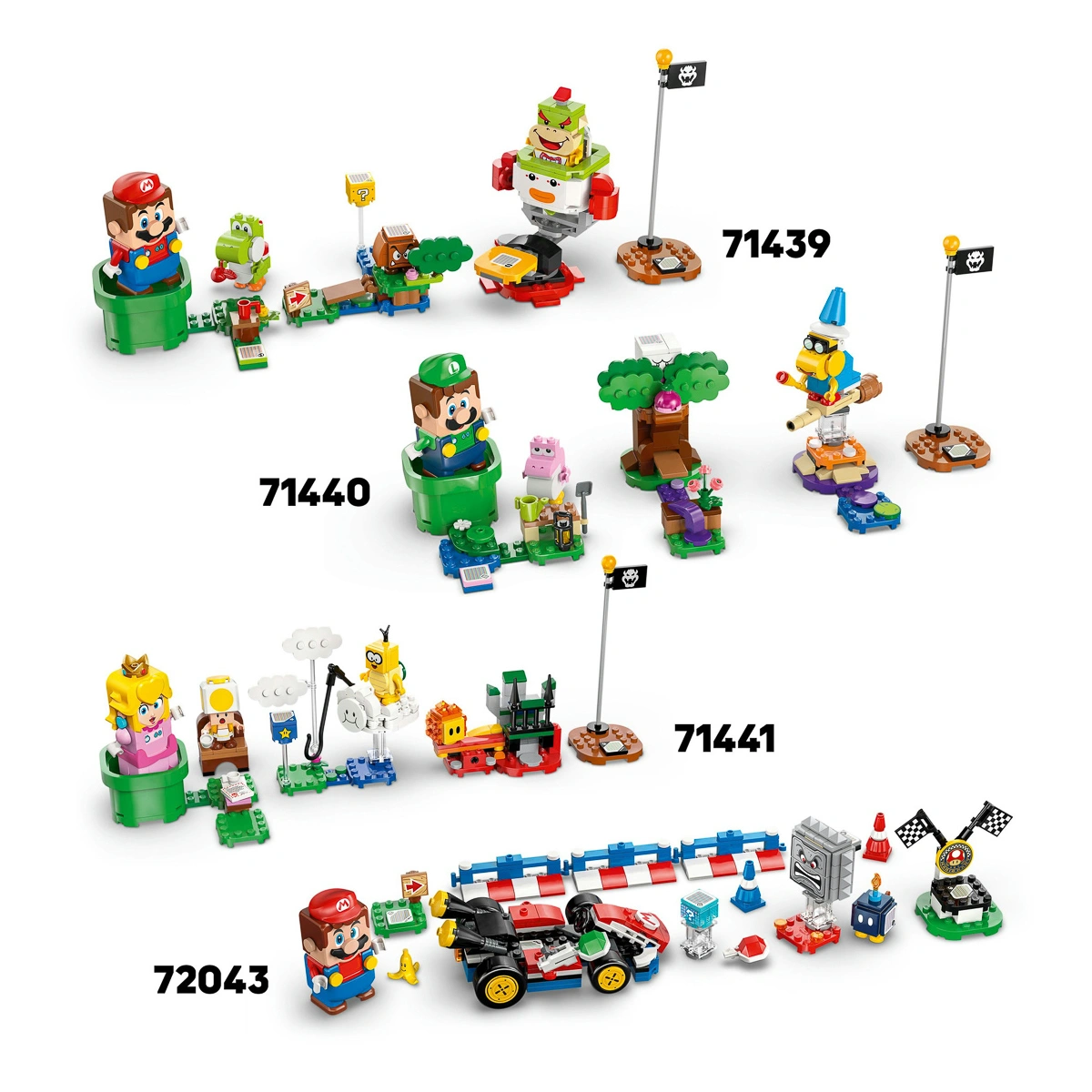 LEGO Super Mario Mario Kart – Bowser та його замок 72039 — фото 3
