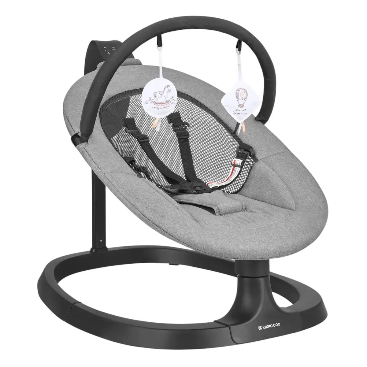 Електрична гойдалка Kikkaboo Zazu Grey (31005010096)