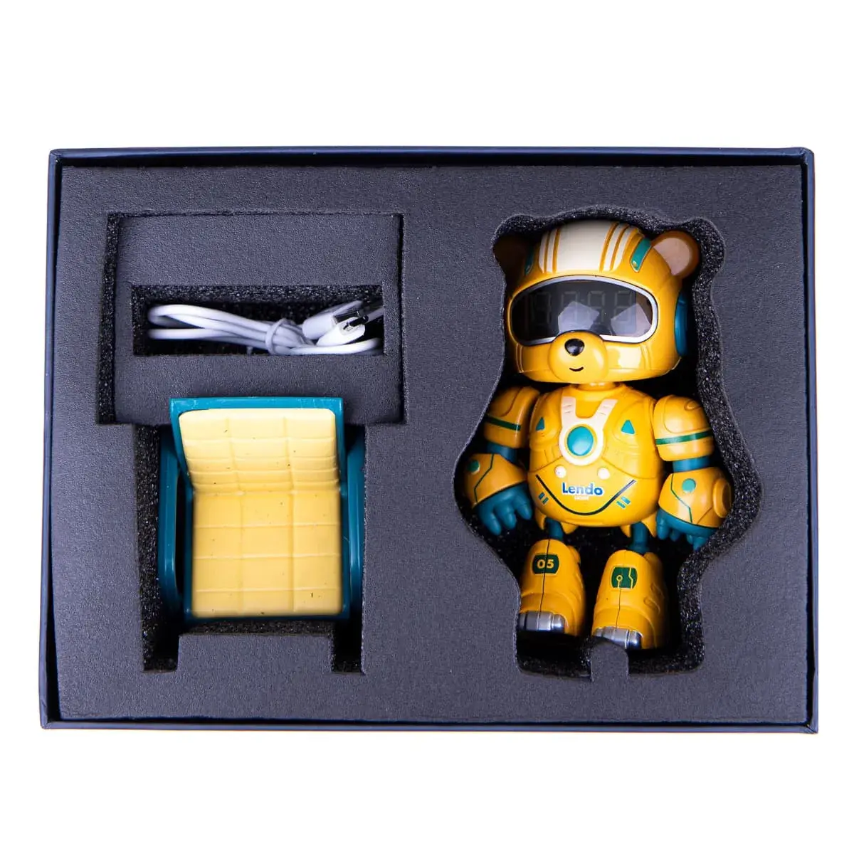 Робот Ming Ying Розумний годинник-будильник Bear Yellow, EPT751422_1 — фото 3