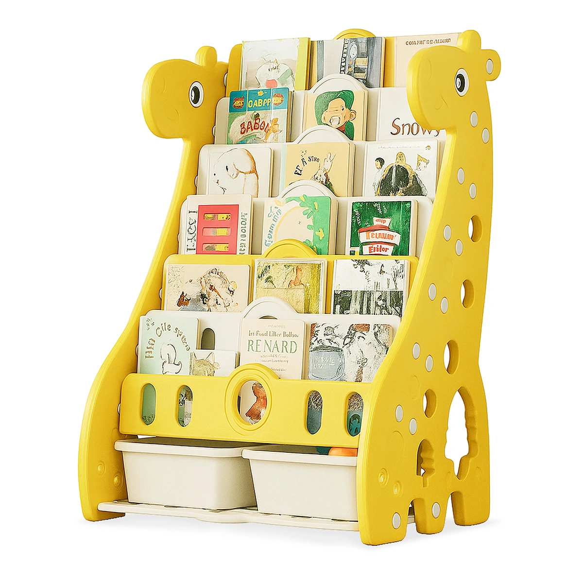 Стелаж-книжкова полиця Mealux Raffo KD-E042 Yellow