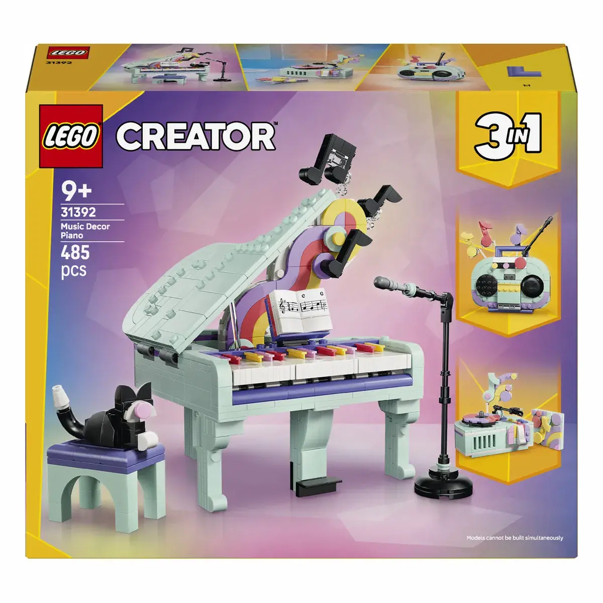 LEGO Creator Музичний декор «Фортепіано з котом» 31392