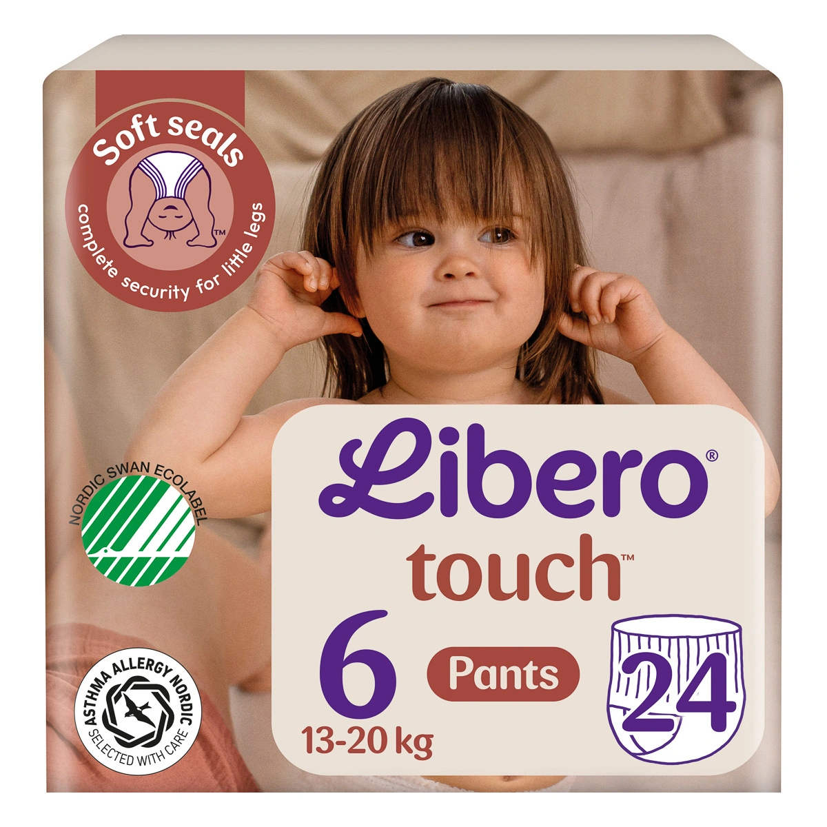 Трусики Libero Touch 6 13-20 кг 24 шт (80091)