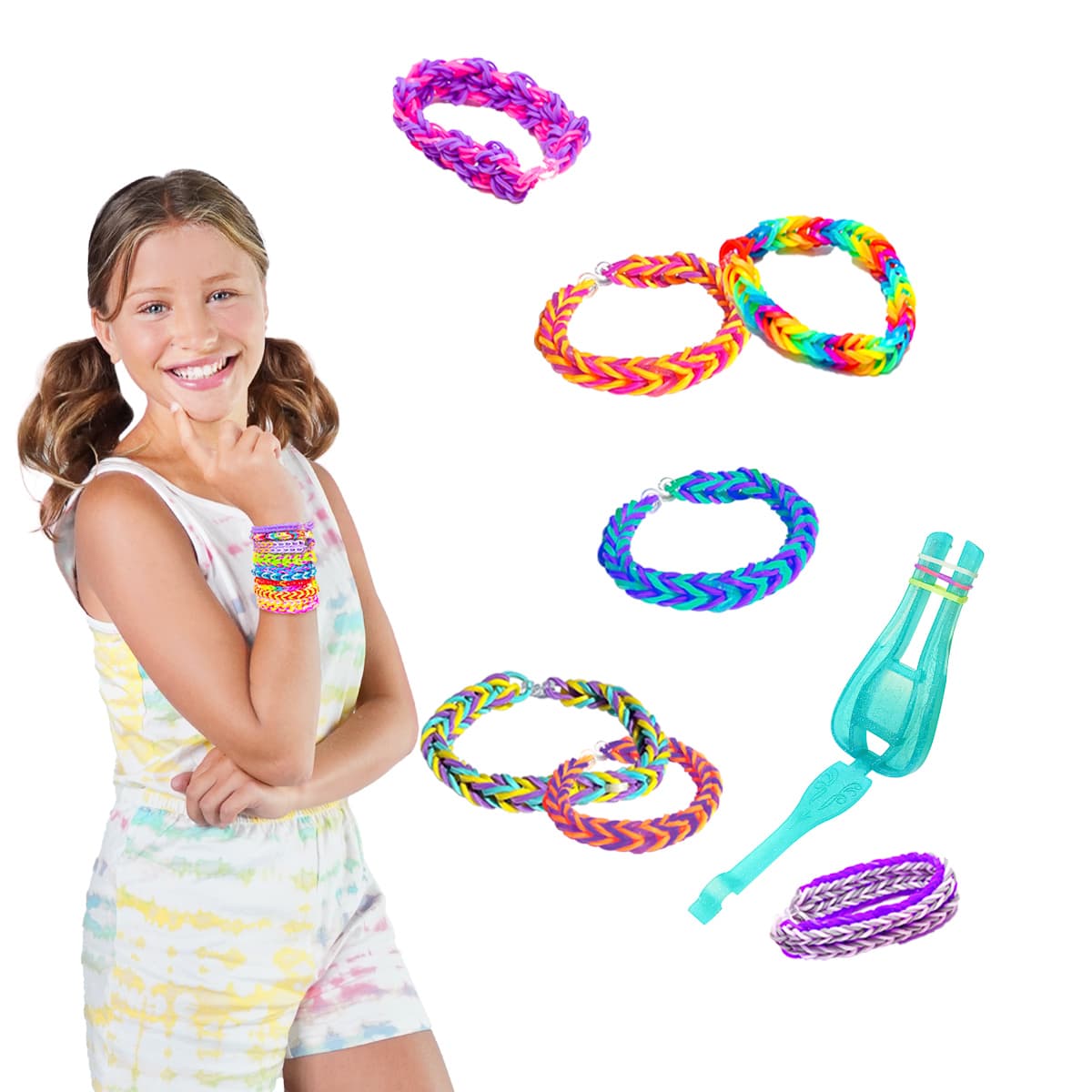 Міні-набір для творчості WeCool виготовлення браслетів Fashion Loom, 112353-1 — фото 7