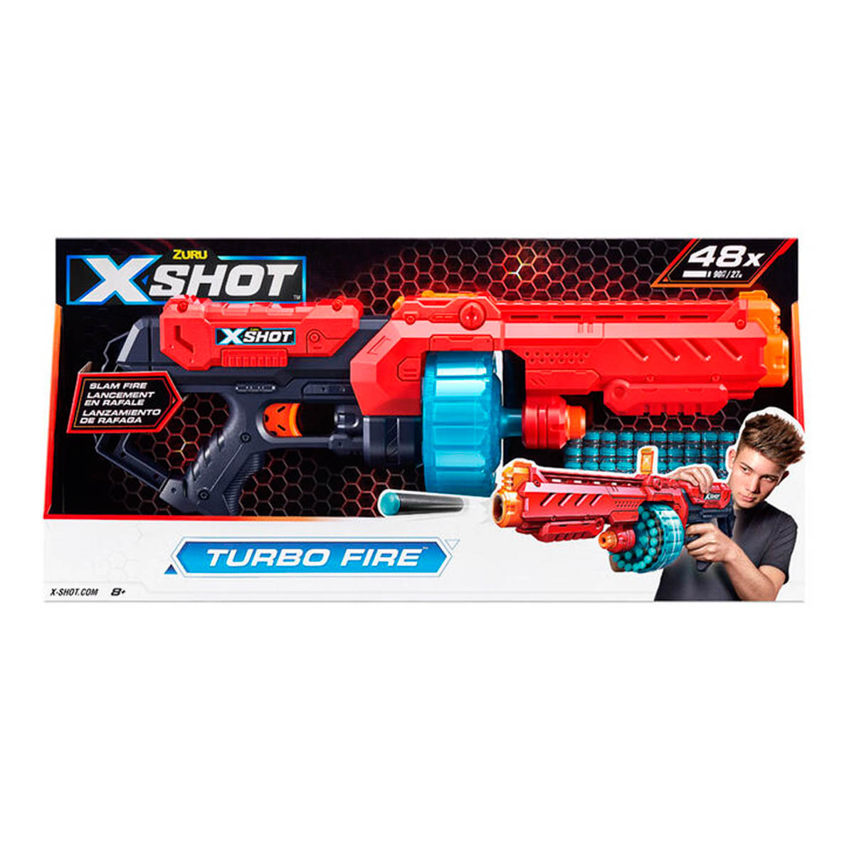 Набір Zuru X-Shot Red Excel Turbo Fire, 36270R — фото 2