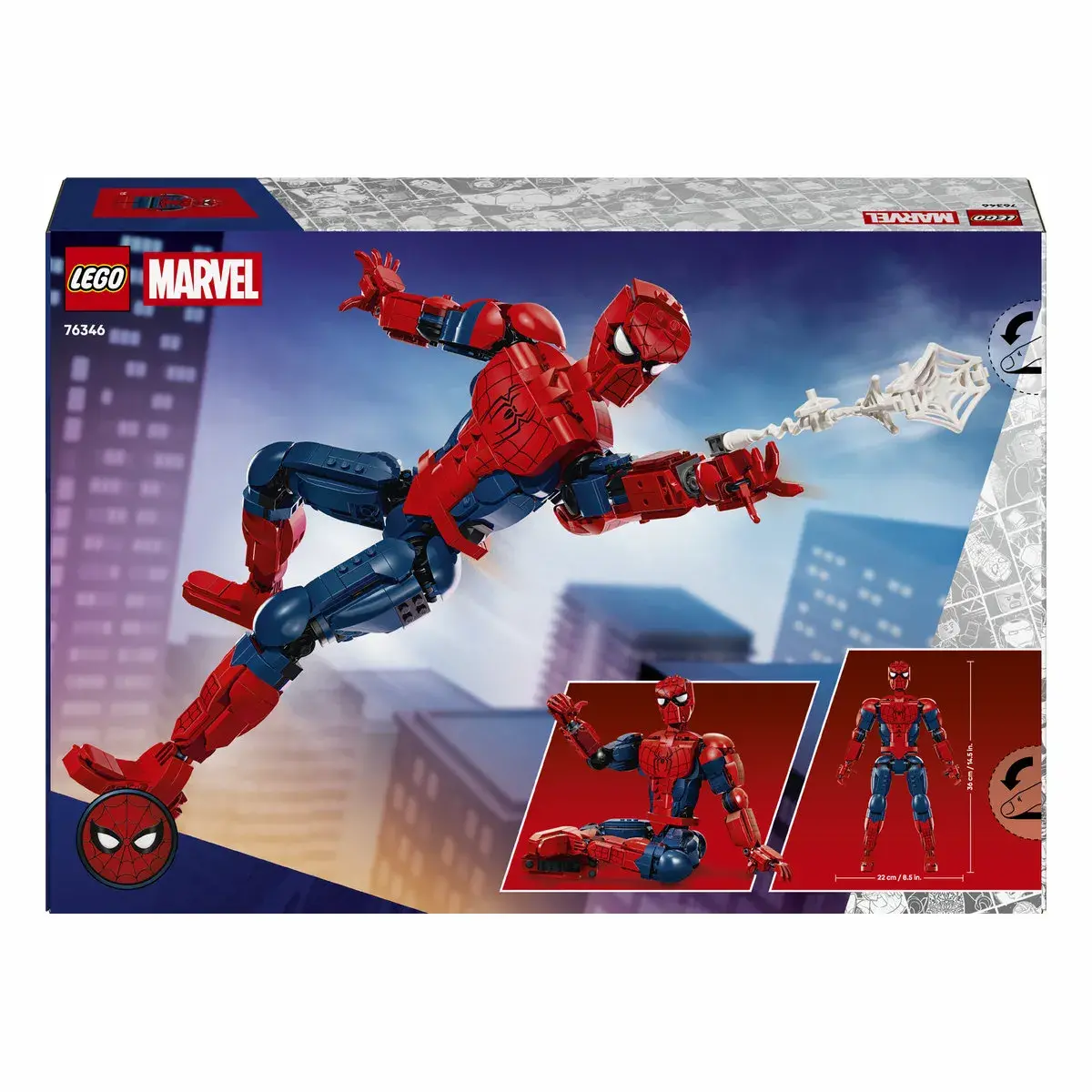 LEGO Super Heroes Marvel Фігурка супергероя Людини-Павука 76346 — фото 8