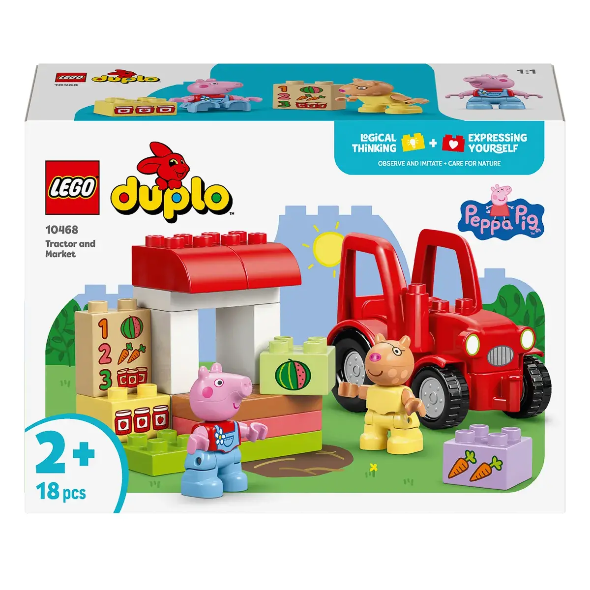 LEGO DUPLO Peppa Pig Трактор і ринок 10468