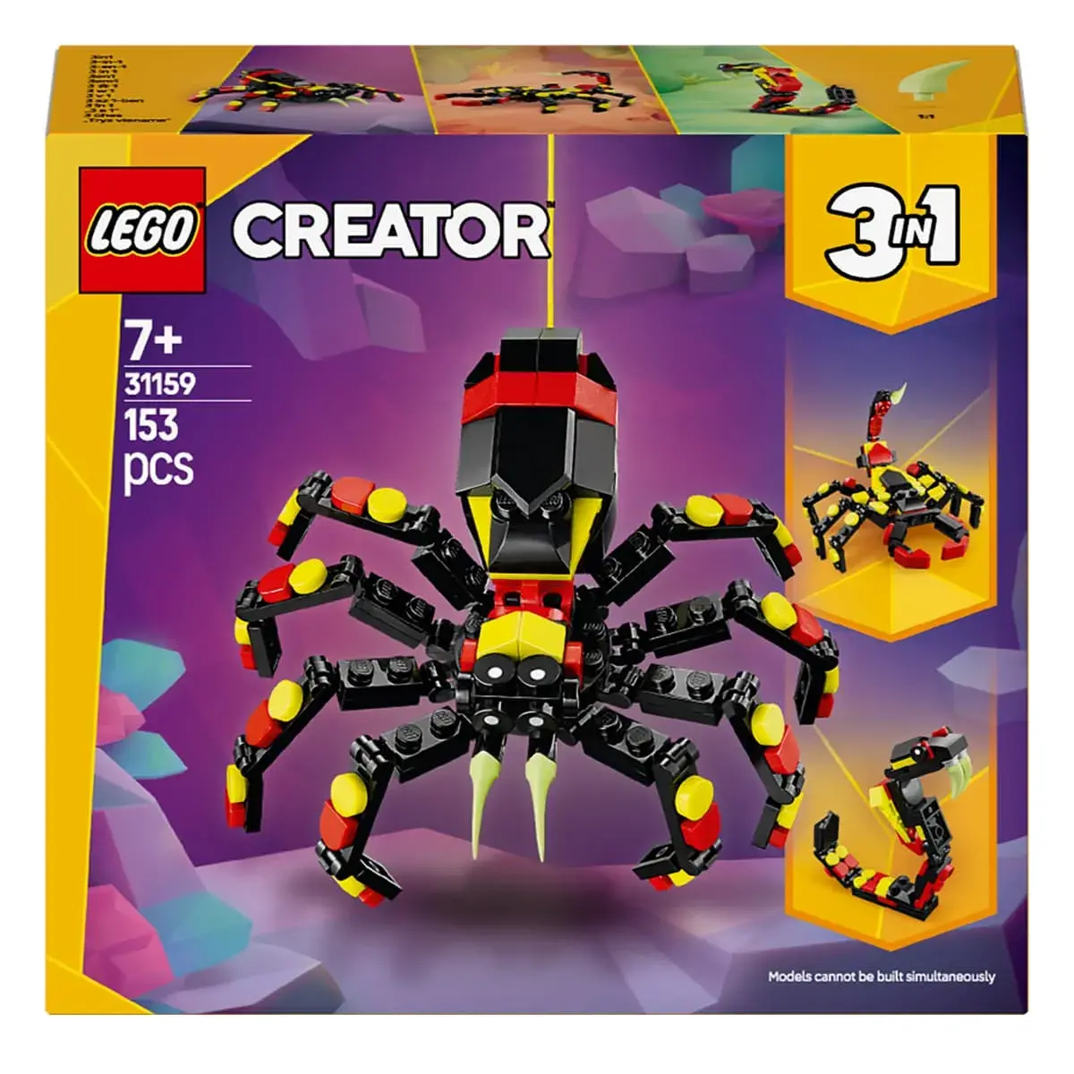 LEGO Creator Дикі тварини: Дивовижний павук 31159