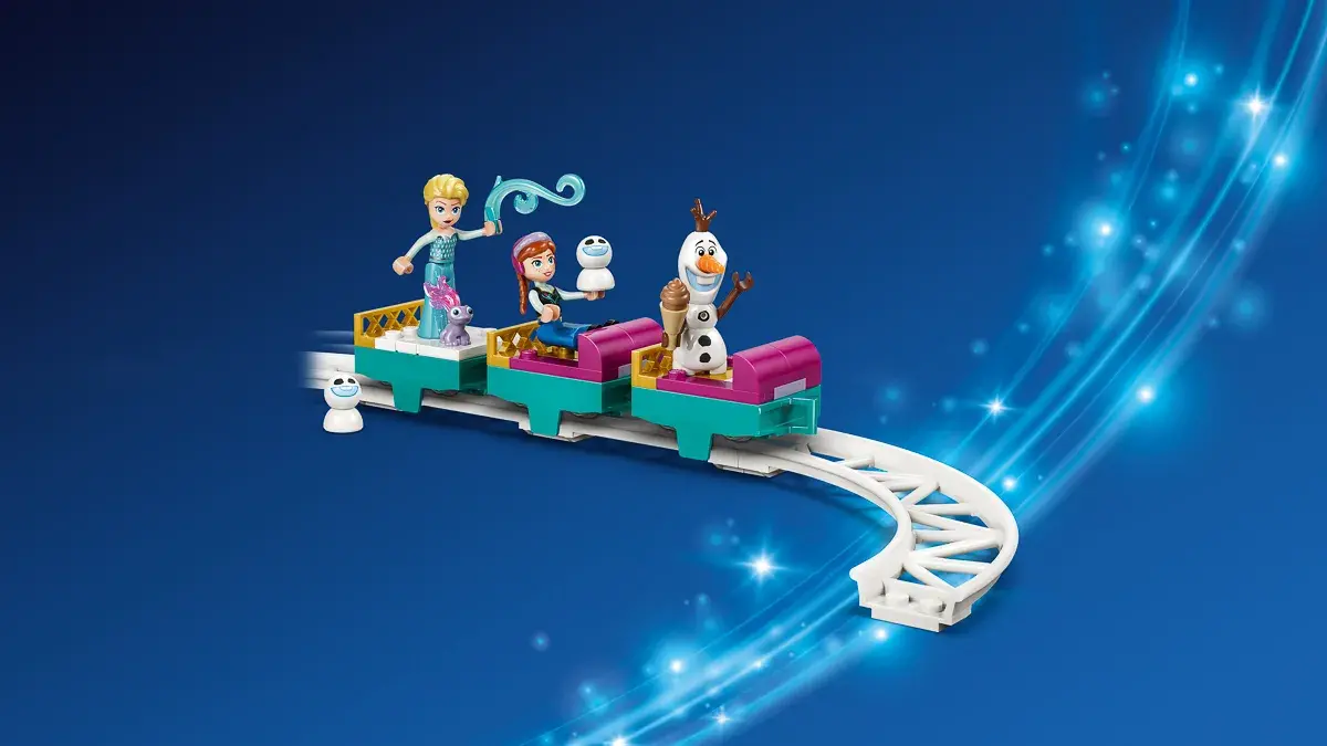 LEGO Disney Princess Крижаний палац Ельзи та веселе катання на санчатах 43281 — фото 15