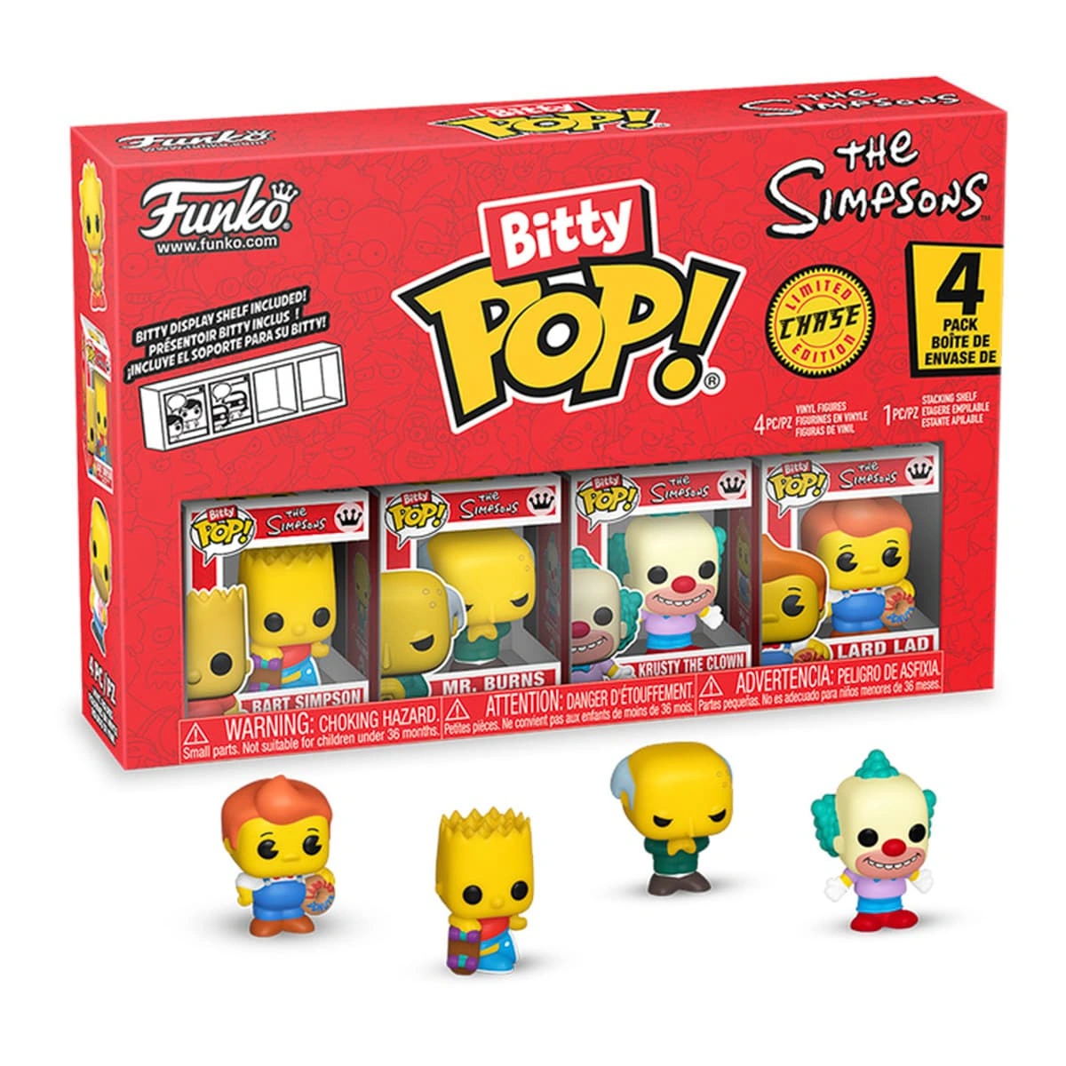 Набір фігурок Funko Bitty Pop! Сімпсони Барт — фото 2