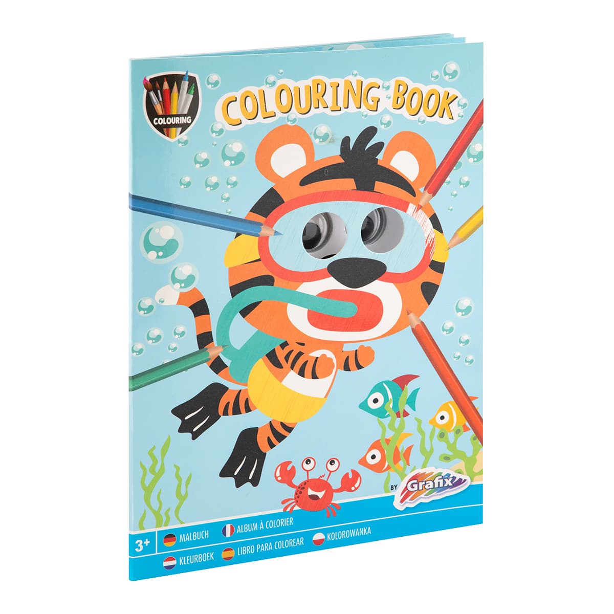 Розмальовка Grafix Wobbly Eyes Тигр, 150011_1