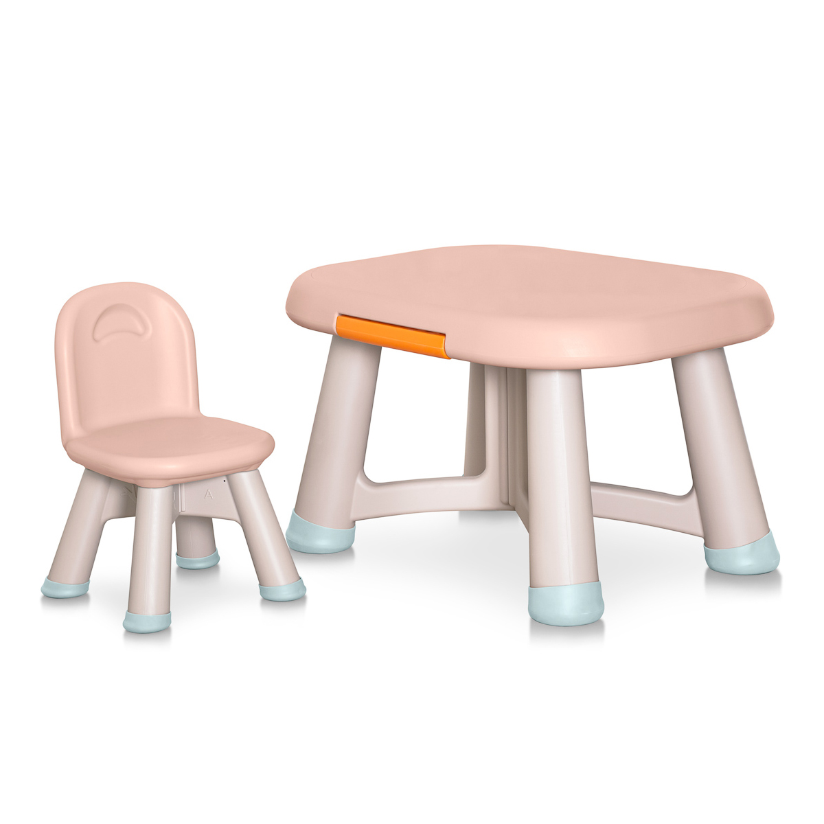 Комплект Mealux Стіл Стілець Peppa Orange