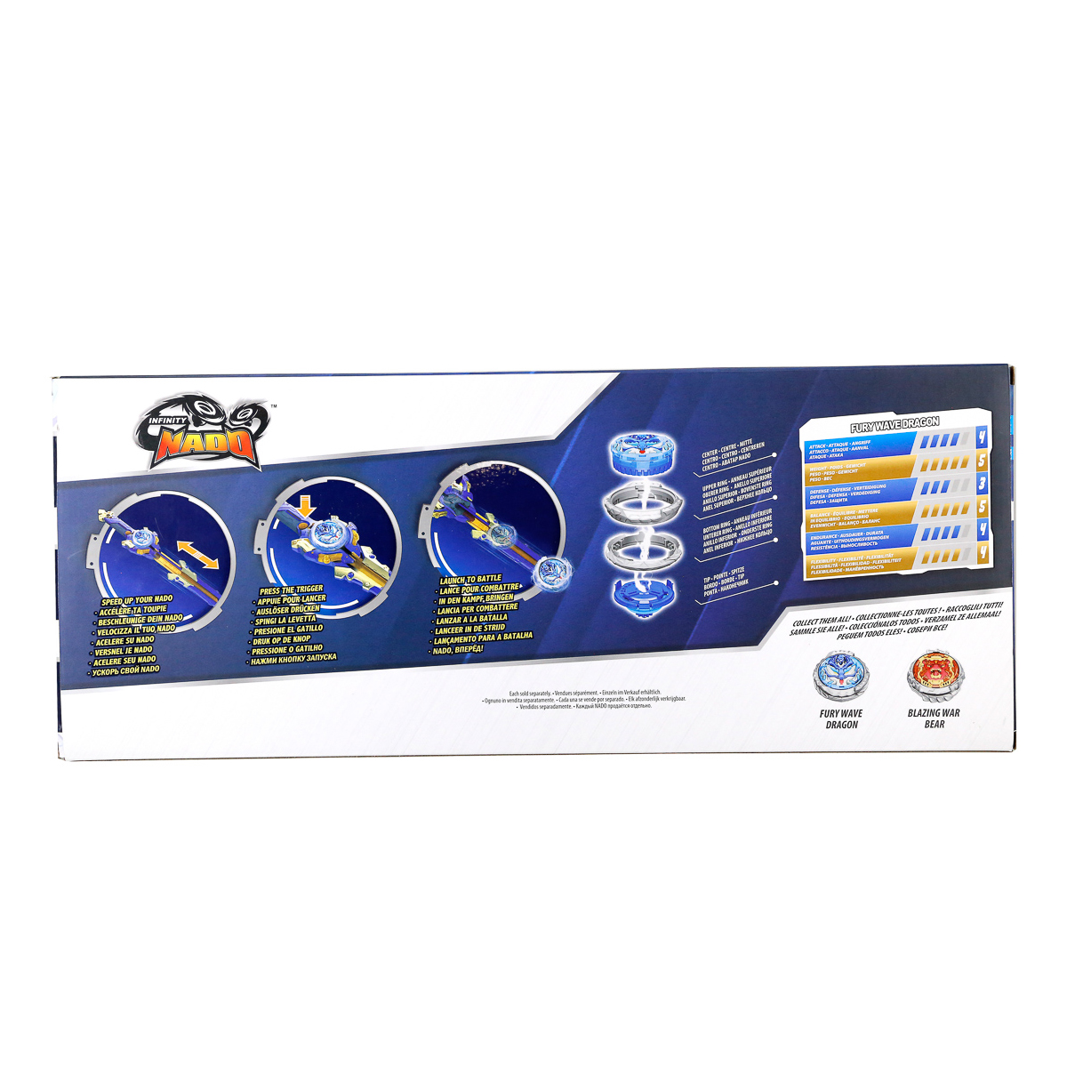 Дзиґа Infinity Nado VI Proskill Pack Fury Wave Dragon, EU654211 — фото 2