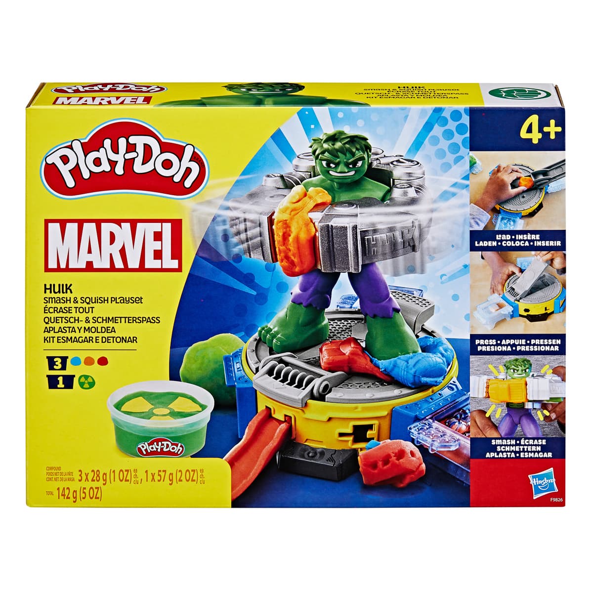 Набір для ліплення Play-Doh Халк, F9826