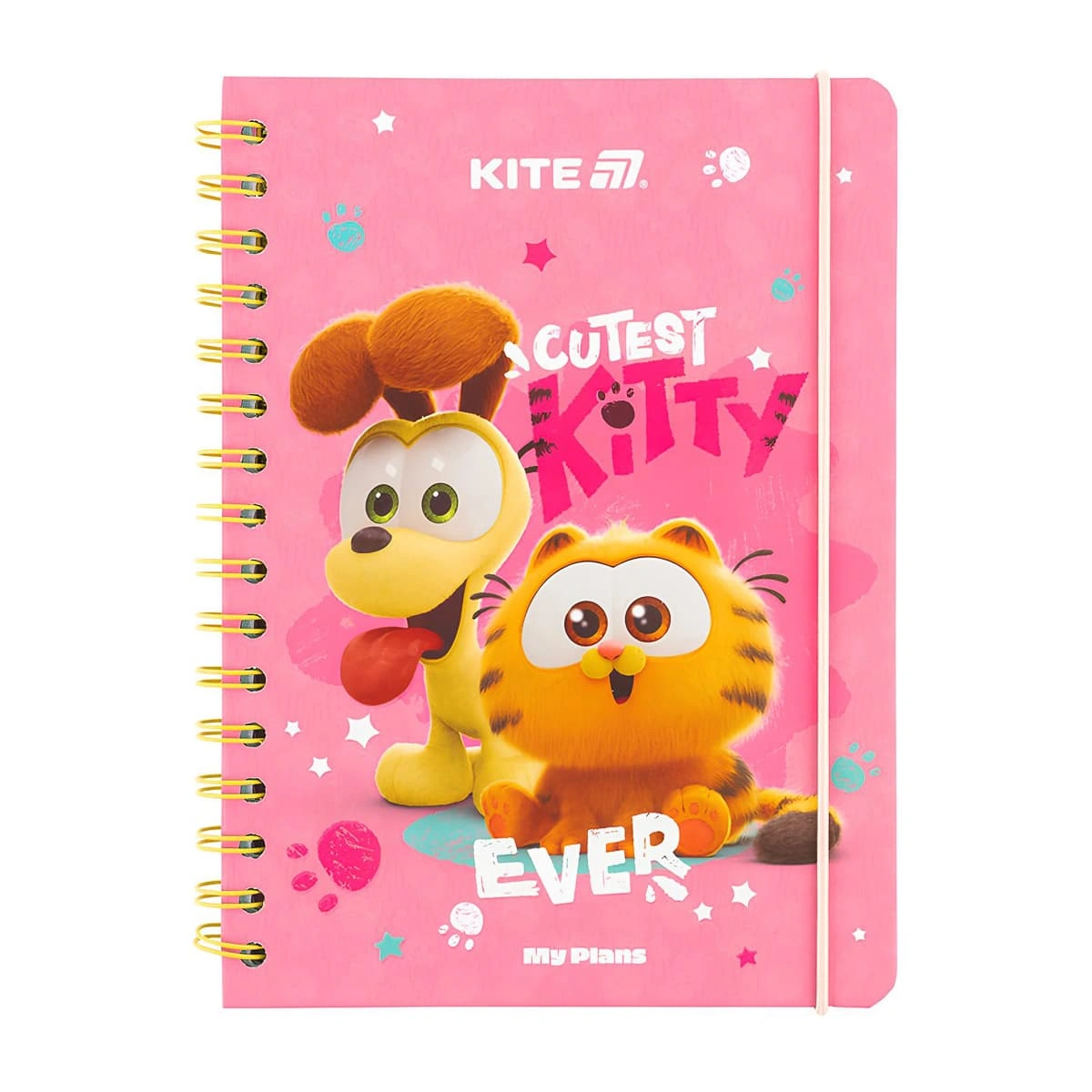 Щоденник на спіралі Kite Garfield 138 с