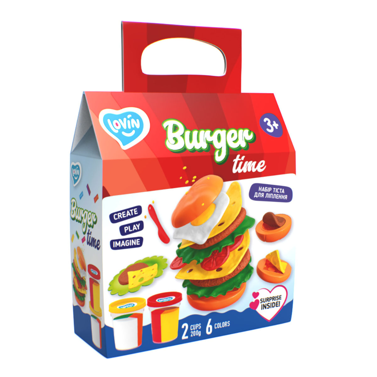 Набір для ліплення Lovin Burger Time, 41144