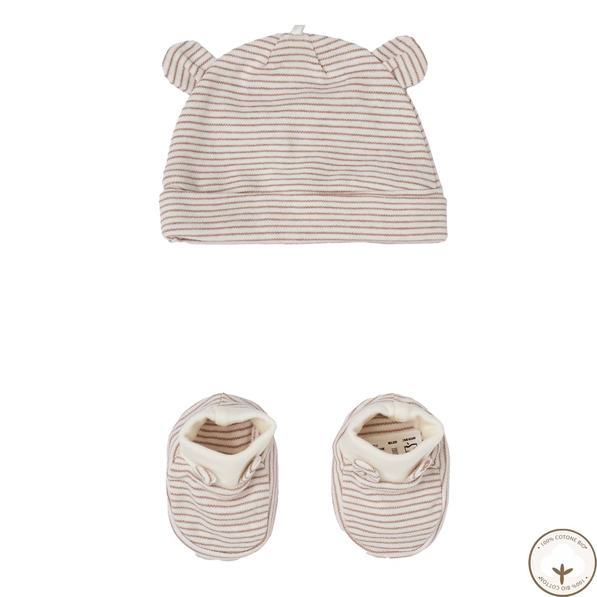 Комплект Blukids Bio Cotton Шапка Пінетки 6237462, р. 50-86