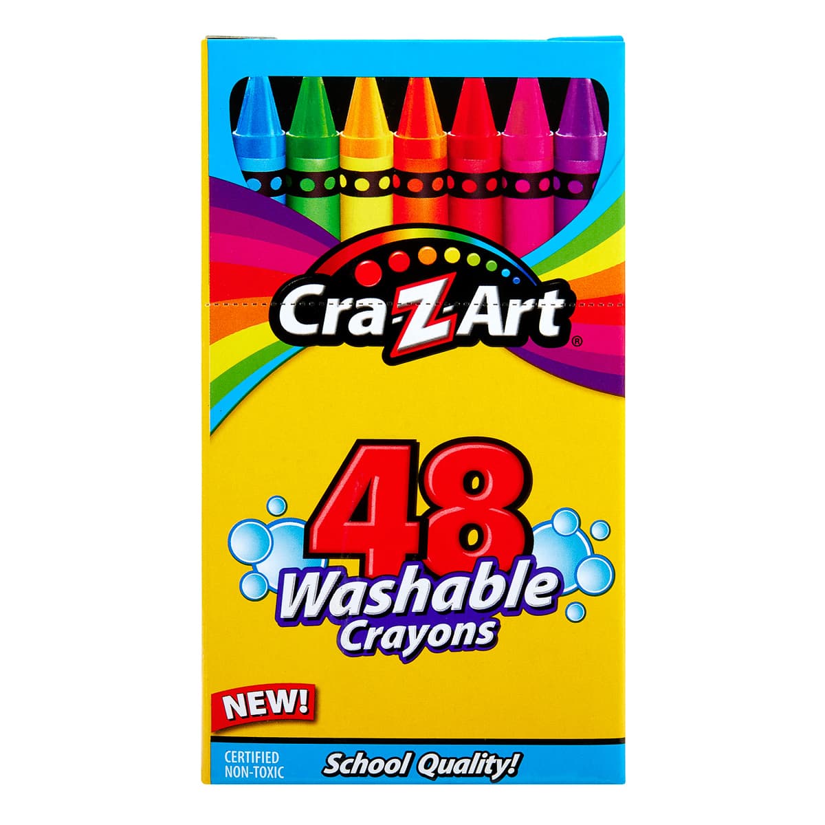 Набір воскових крейд, що легко змиваються Cra-Z-Art 10276CRA 48 шт, 10276CRA