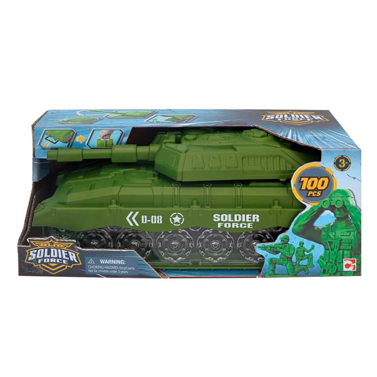 Ігровий набір Chap Mei Солдати Tank Mission Bucket, 545334