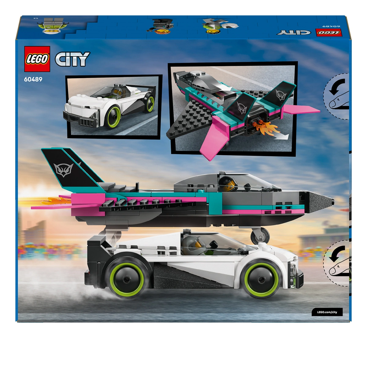 LEGO City Great Vehicles Реактивний літак проти автомобіля 60489 — фото 9