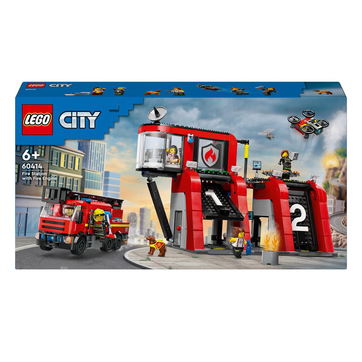 LEGO City Пожежне депо з пожежною машиною 60414
