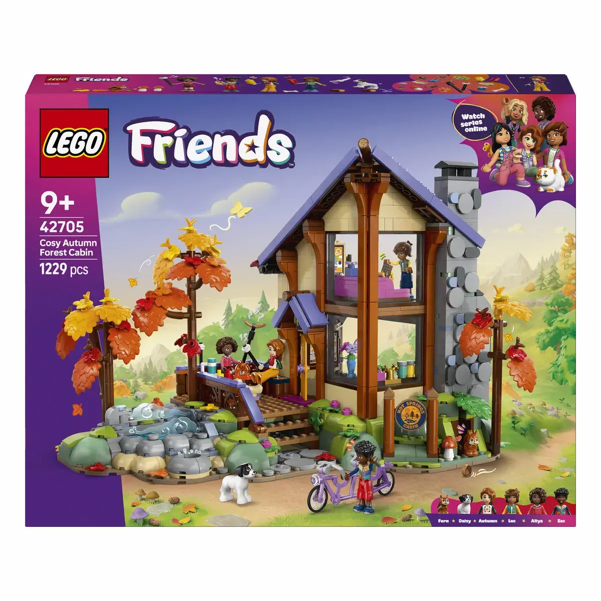 LEGO Friends Затишний лісовий будиночок для осіннього відпочинку 42705