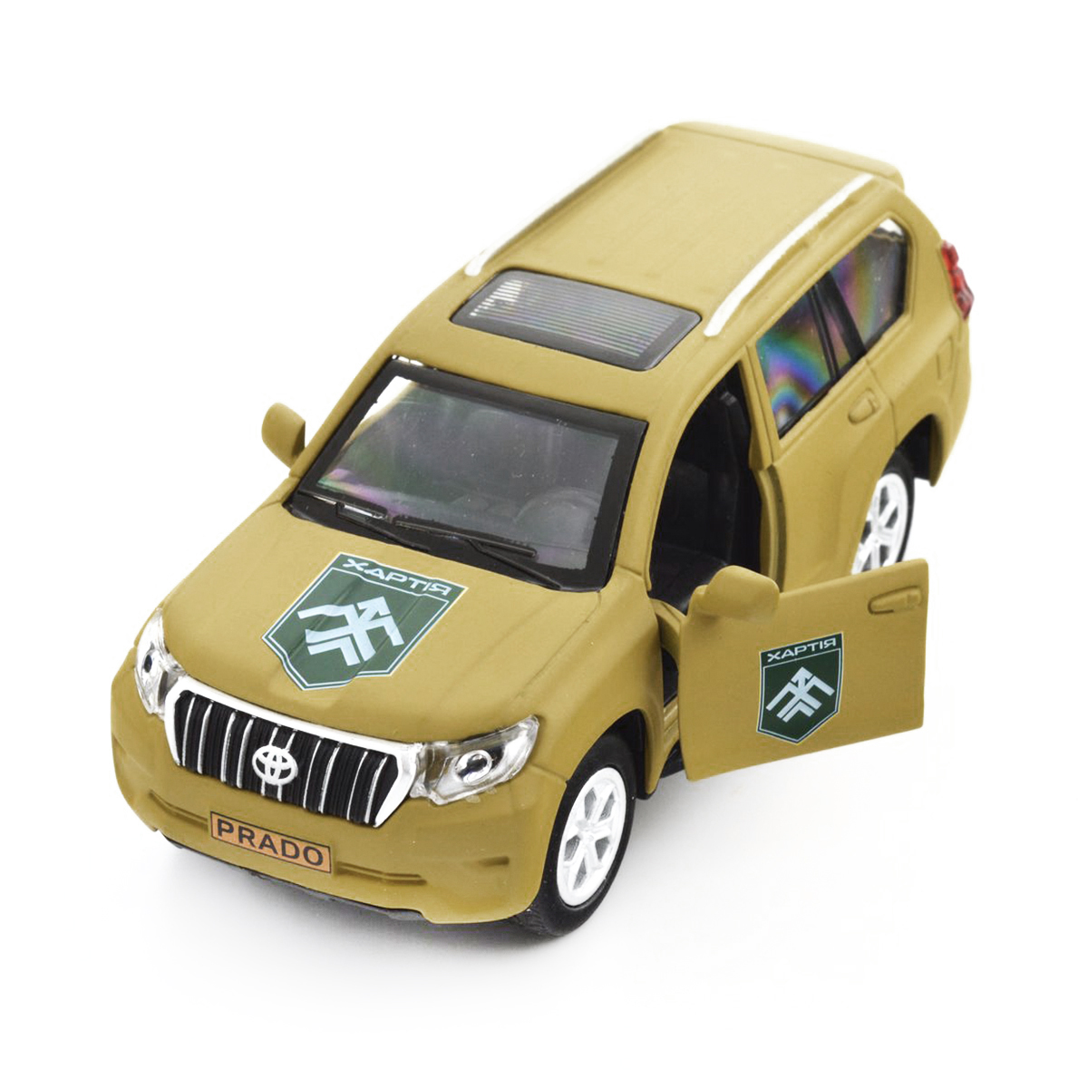 Колекційна модель TechnoDrive Шеврони Героїв Toyota Prado Хартія, KM6188 — фото 7