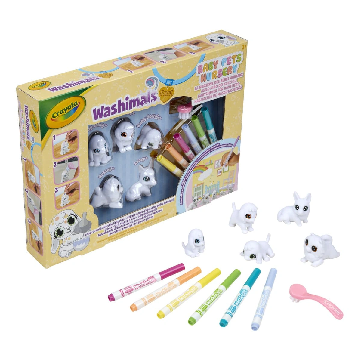 Набір для творчості Crayola Washimals Pets з фломастерами, 74-7516 — фото 3