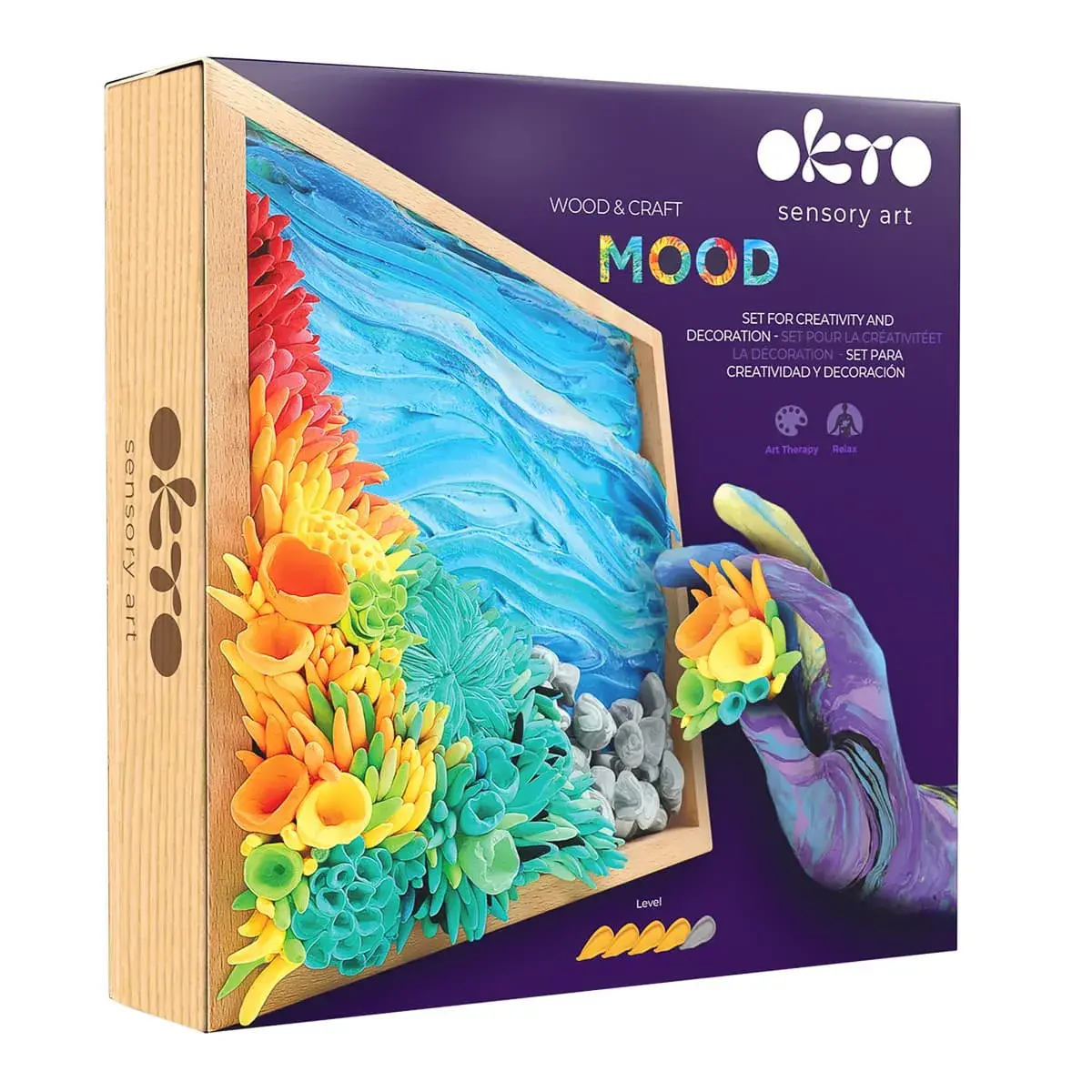 Набір для творчості Okto Wood and Craft Зроби сам настрій Спокій океану 21 х 21 см, 10015